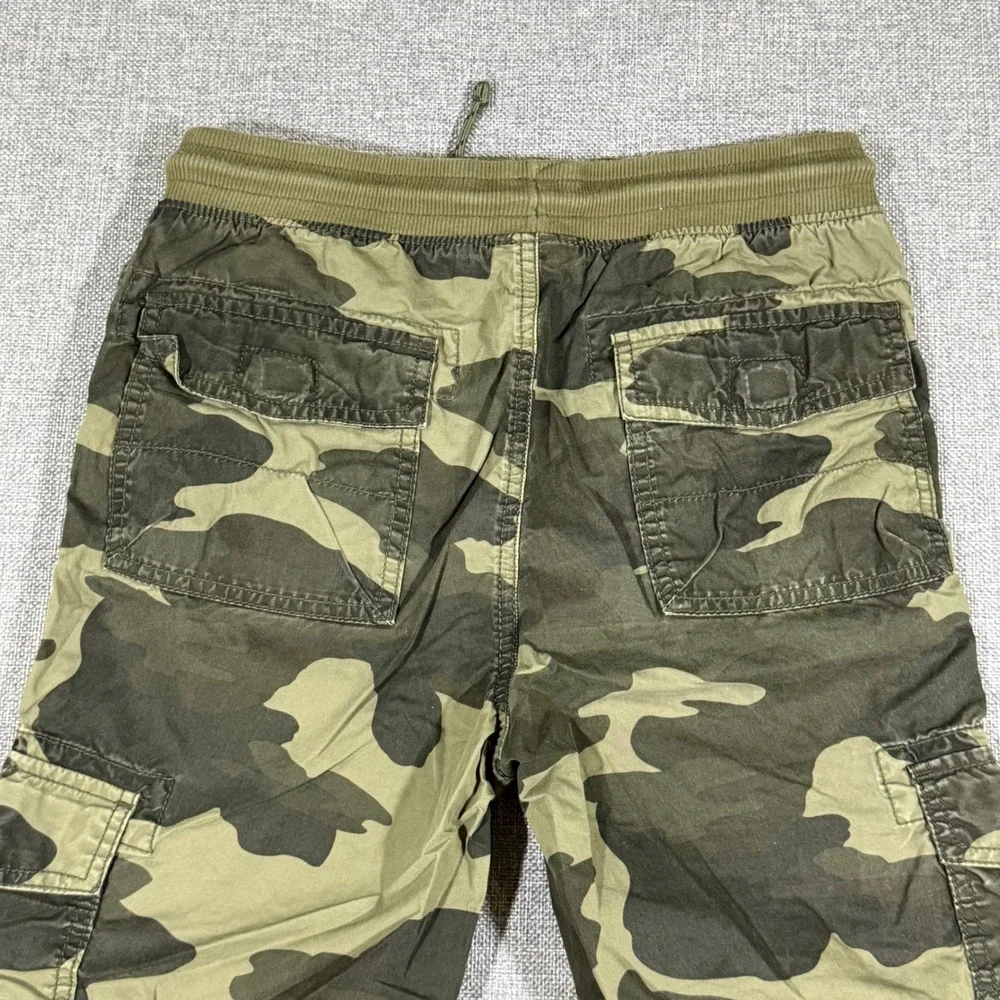 Urban Pipeline Camo Cargo Joggers Kids L 14/16 Green Military Utility Gorpcore